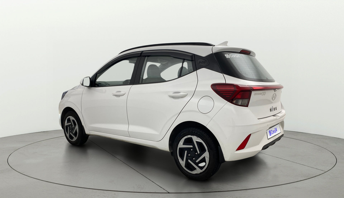 2025 Hyundai GRAND I10 NIOS SPORTZ AMT 1.2 KAPPA VTVT, Petrol, Automatic, 8,510 km, Left Back Diagonal