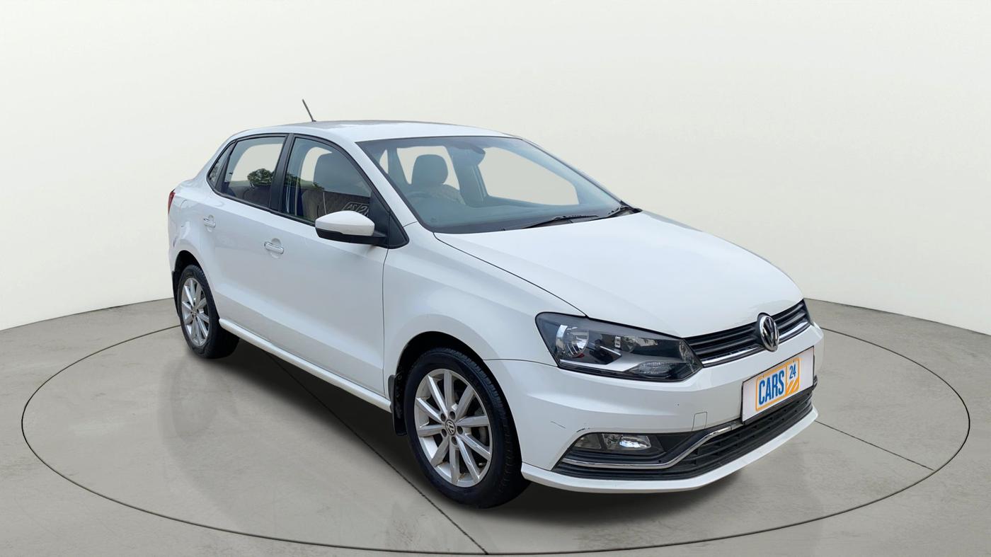 2018 Volkswagen Ameo HIGHLINE PLUS 1.0L 16 ALLOY, Petrol, Manual, 34,206 km, Right Front Diagonal