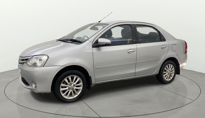 2014 Toyota Etios V, Petrol, Manual, 81,689 km, Left Front Diagonal