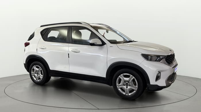 2021 KIA SONET HTK PLUS 1.0 IMT, Petrol, Manual, 53,637 km, Right Front Diagonal