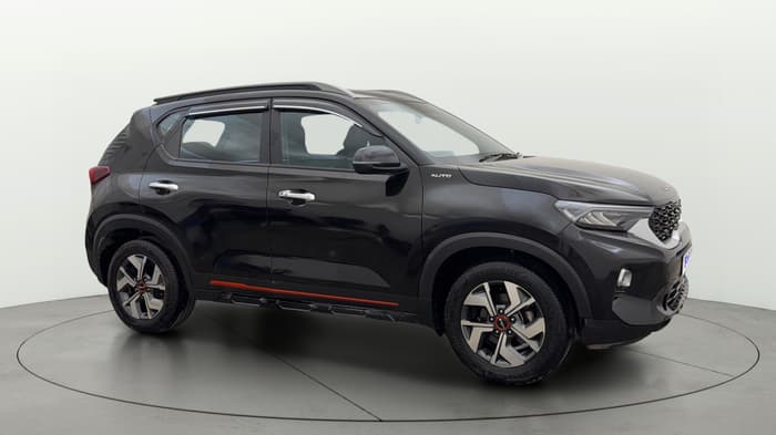 2021 KIA SONET HTX 1.5 AT, Diesel, Automatic, 97,124 km, Right Front Diagonal