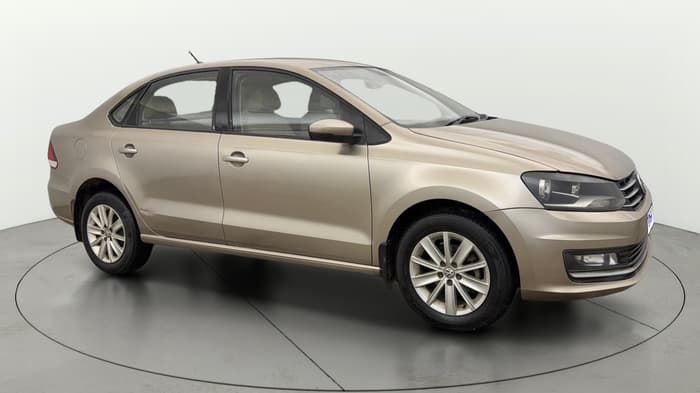 2015 Volkswagen Vento HIGHLINE PETROL AT, Petrol, Automatic, 86,690 km, Right Front Diagonal