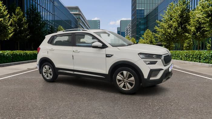 2021 Skoda KUSHAQ AMBITION 1.0L TSI AT, Petrol, Automatic, 62,277 km, Right Front Diagonal