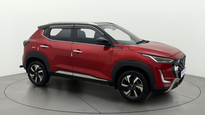 2025 Nissan MAGNITE Tekna Plus HRAO 1.0 Turbo Petrol CVT, Petrol, Automatic, 6,689 km, Right Front Diagonal