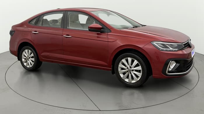 2022 Volkswagen VIRTUS HIGHLINE TSI 1.0 AT, Petrol, Automatic, 1,40,008 km, Right Front Diagonal