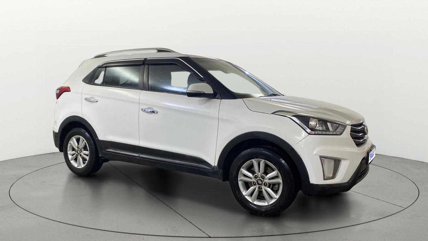 2016 Hyundai Creta SX PLUS 1.6 PETROL, Petrol, Manual, 1,05,447 km, Right Front Diagonal