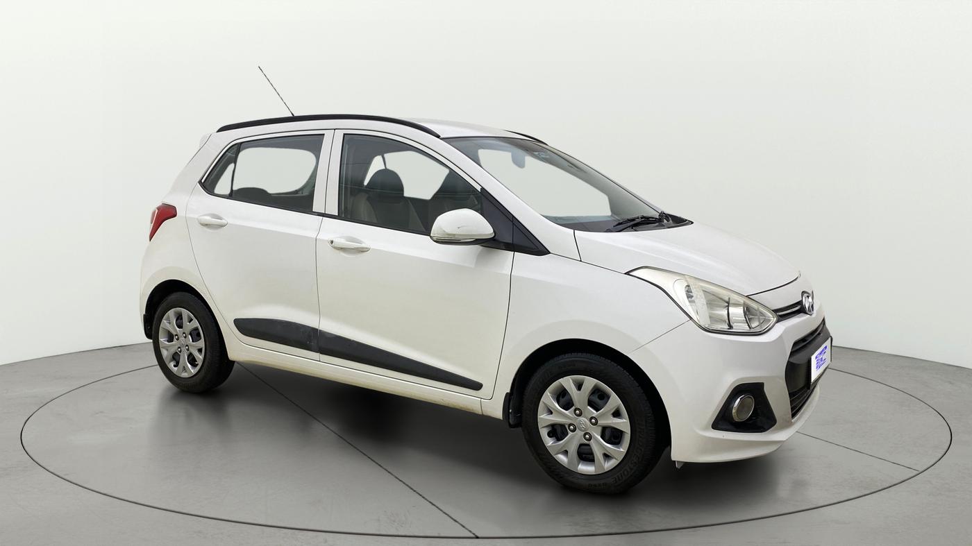 2016 Hyundai Grand i10 SPORTZ 1.2 KAPPA VTVT, Petrol, Manual, 79,998 km, Right Front Diagonal