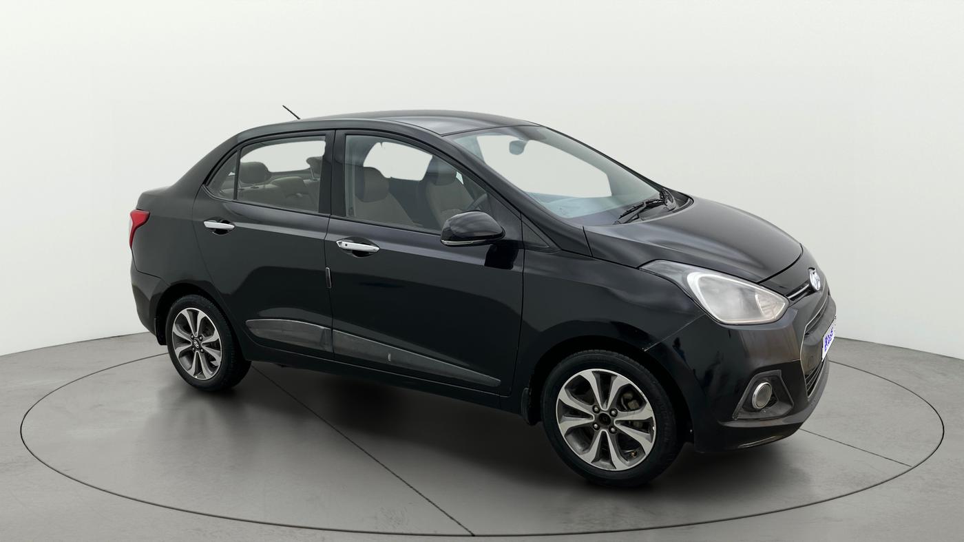 2015 Hyundai Xcent SX 1.2, Petrol, Manual, 1,18,950 km, Right Front Diagonal