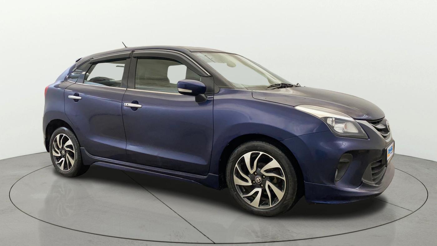 2019 Toyota Glanza V, Petrol, Manual, 38,395 km, Right Front Diagonal