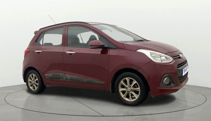 2016 Hyundai Grand i10 ASTA (O) AT 1.2 KAPPA VTVT, Petrol, Automatic, 63,796 km, Right Front Diagonal