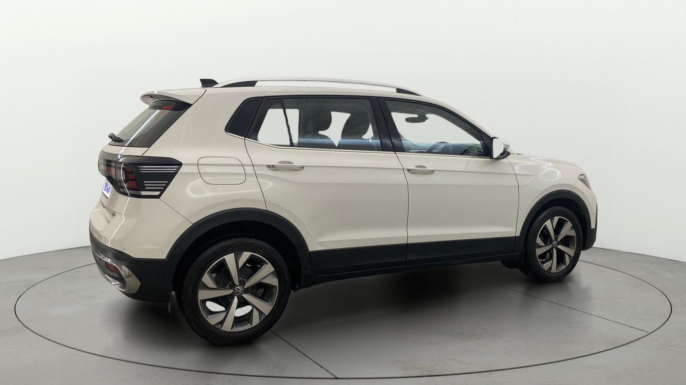 2024 Volkswagen TAIGUN TOPLINE 1.0 TSI AT, Petrol, Automatic, 19,743 km, Right Back Diagonal