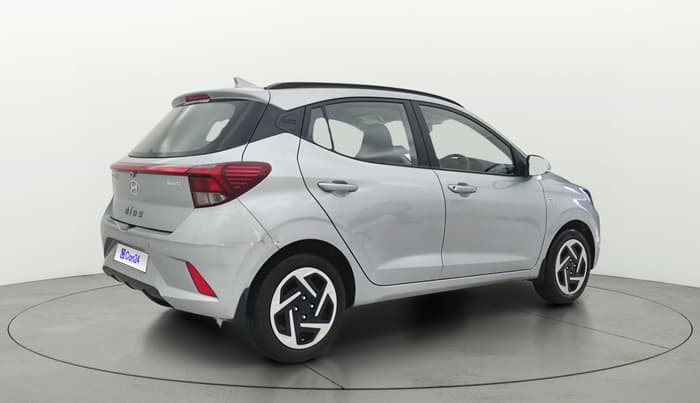 2024 Hyundai GRAND I10 NIOS SPORTZ AMT 1.2 KAPPA VTVT, Petrol, Automatic, 6,303 km, Right Back Diagonal