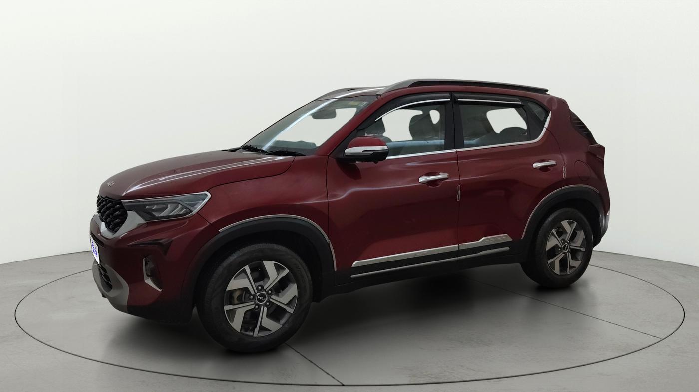 2021 KIA SONET HTX 1.0 IMT, Petrol, Manual, 51,241 km, Left Front Diagonal