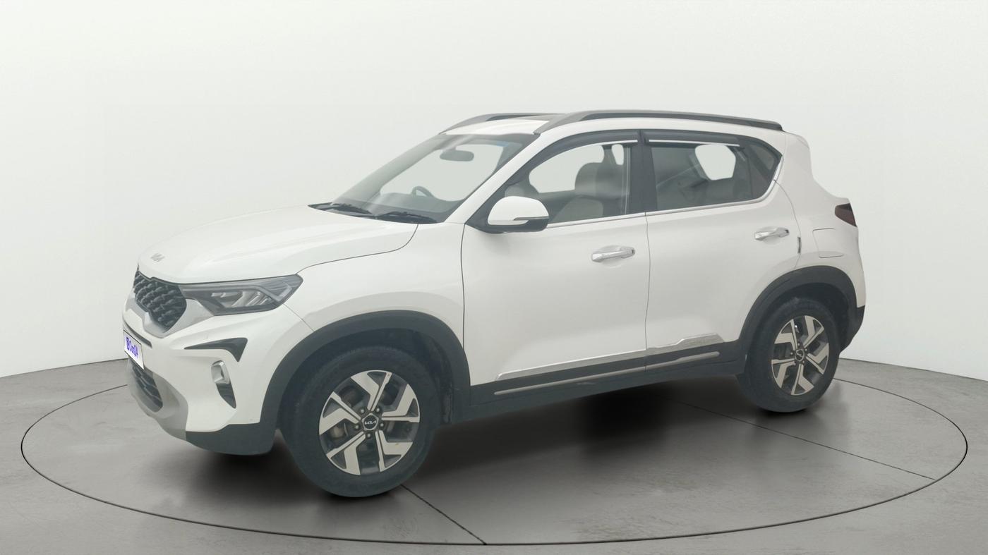 2023 KIA SONET HTX 1.0 DCT, Petrol, Automatic, 19,666 km, Left Front Diagonal