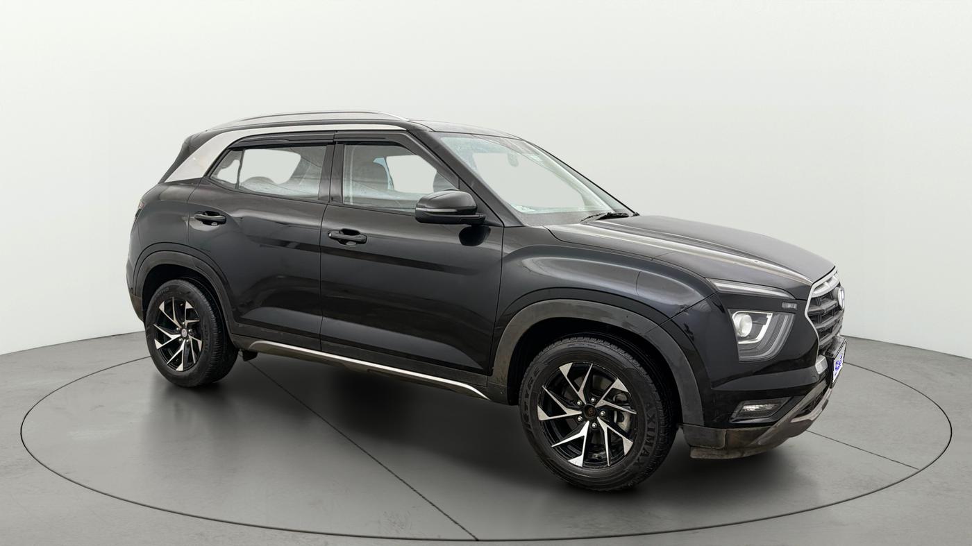 2021 Hyundai Creta EX 1.5 PETROL, Petrol, Manual, 51,236 km, Right Front Diagonal