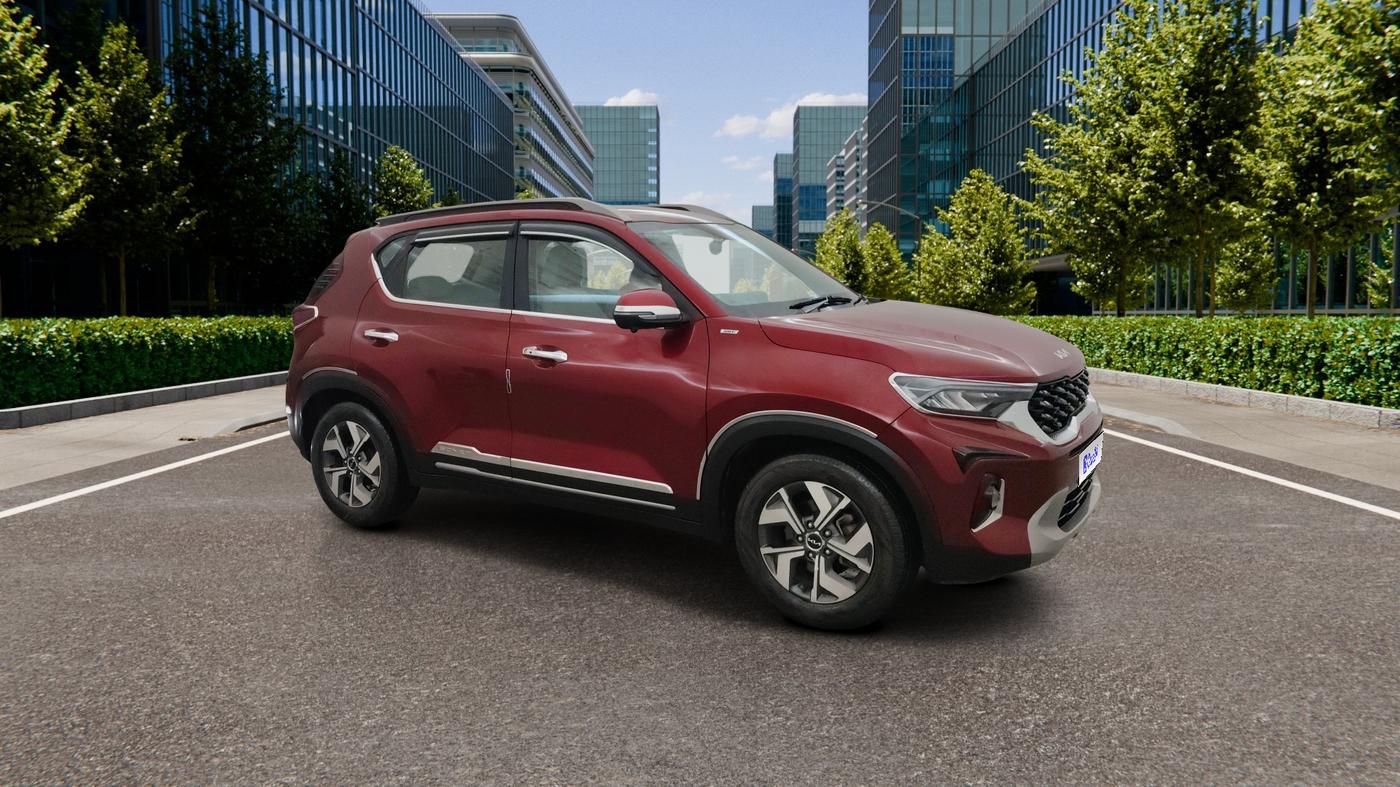 2021 KIA SONET HTX 1.0 IMT, Petrol, Manual, 51,241 km, Right Front Diagonal