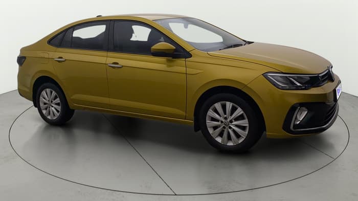 2022 Volkswagen VIRTUS HIGHLINE TSI 1.0 MT, Petrol, Manual, 1,15,852 km, Right Front Diagonal