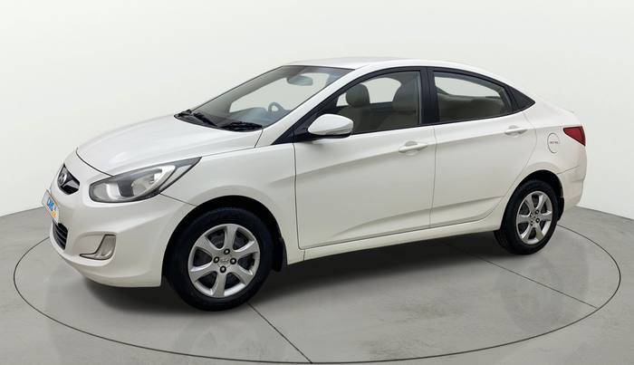 2014 Hyundai Verna FLUIDIC 1.6 VTVT EX, Petrol, Manual, 1,14,418 km, Left Front Diagonal