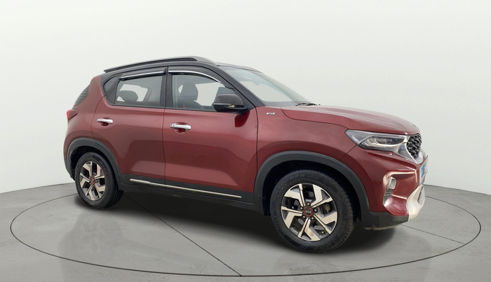 2021 KIA SONET HTX 1.0 IMT, Petrol, Manual, 56,980 km, Right Front Diagonal