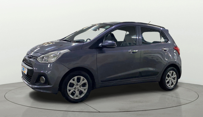 2014 Hyundai Grand i10 SPORTZ 1.2 KAPPA VTVT, Petrol, Manual, 98,870 km, Left Front Diagonal
