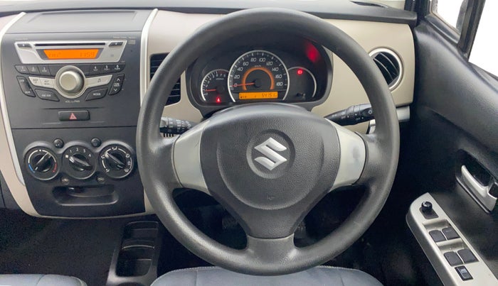 2013 Maruti Wagon R 1.0 VXI, Petrol, Manual, 54,112 km, Steering Wheel Close Up