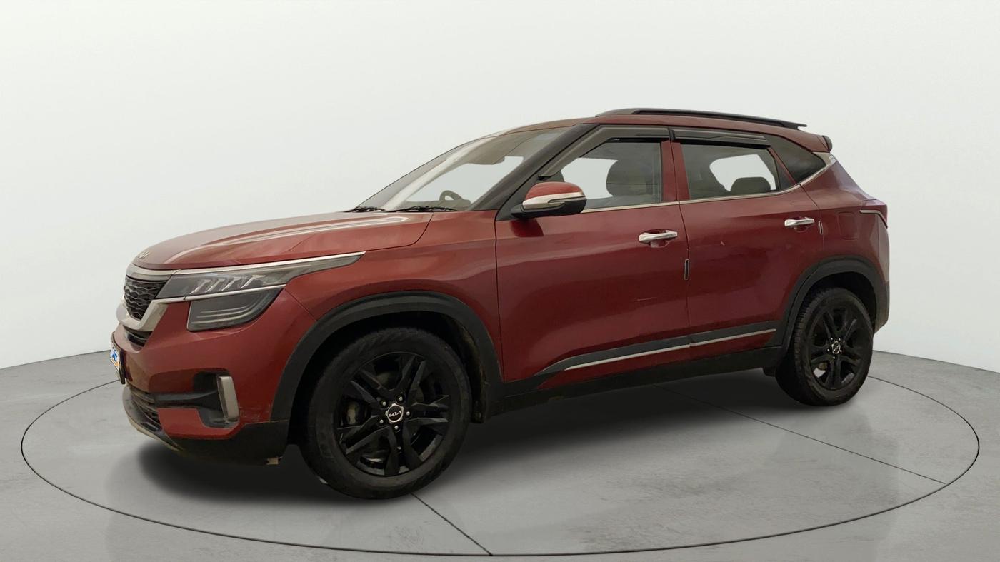 2021 KIA SELTOS HTX IVT 1.5 PETROL, Petrol, Automatic, 69,423 km, Left Front Diagonal