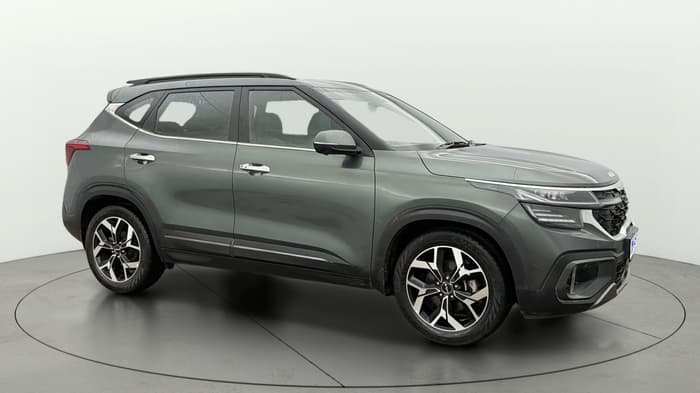2023 KIA SELTOS  GTX Plus 1.5 Turbo Petrol DCT, Petrol, Automatic, 20,993 km, Right Front Diagonal