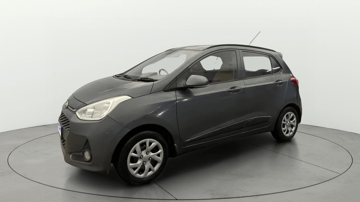 2019 Hyundai Grand i10 SPORTZ 1.2 KAPPA VTVT, CNG, Manual, 1,09,216 km, Left Front Diagonal