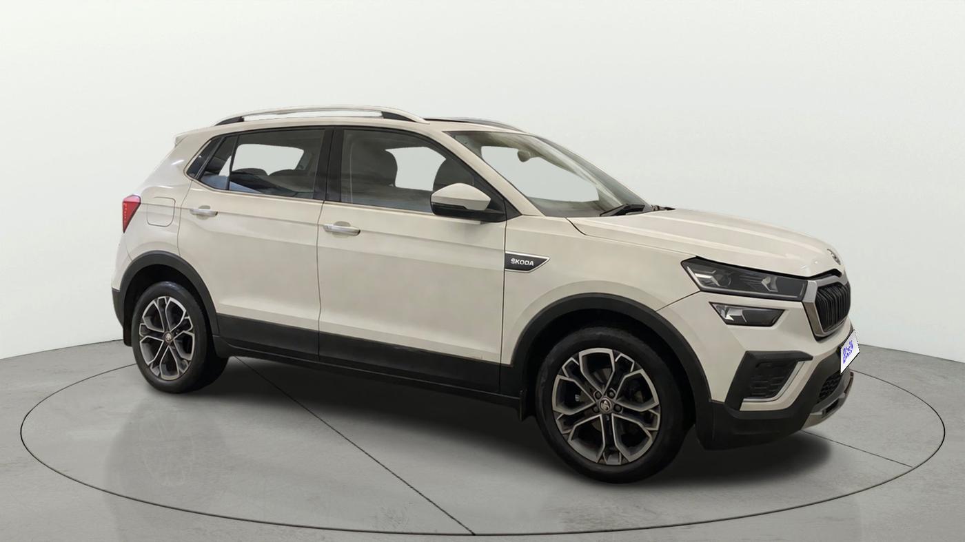 2021 Skoda KUSHAQ STYLE 1.0L TSI AT, Petrol, Automatic, 50,093 km, Right Front Diagonal