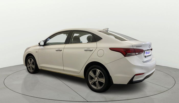 2019 Hyundai Verna 1.6 VTVT SX + AT, Petrol, Automatic, 40,204 km, Left Back Diagonal