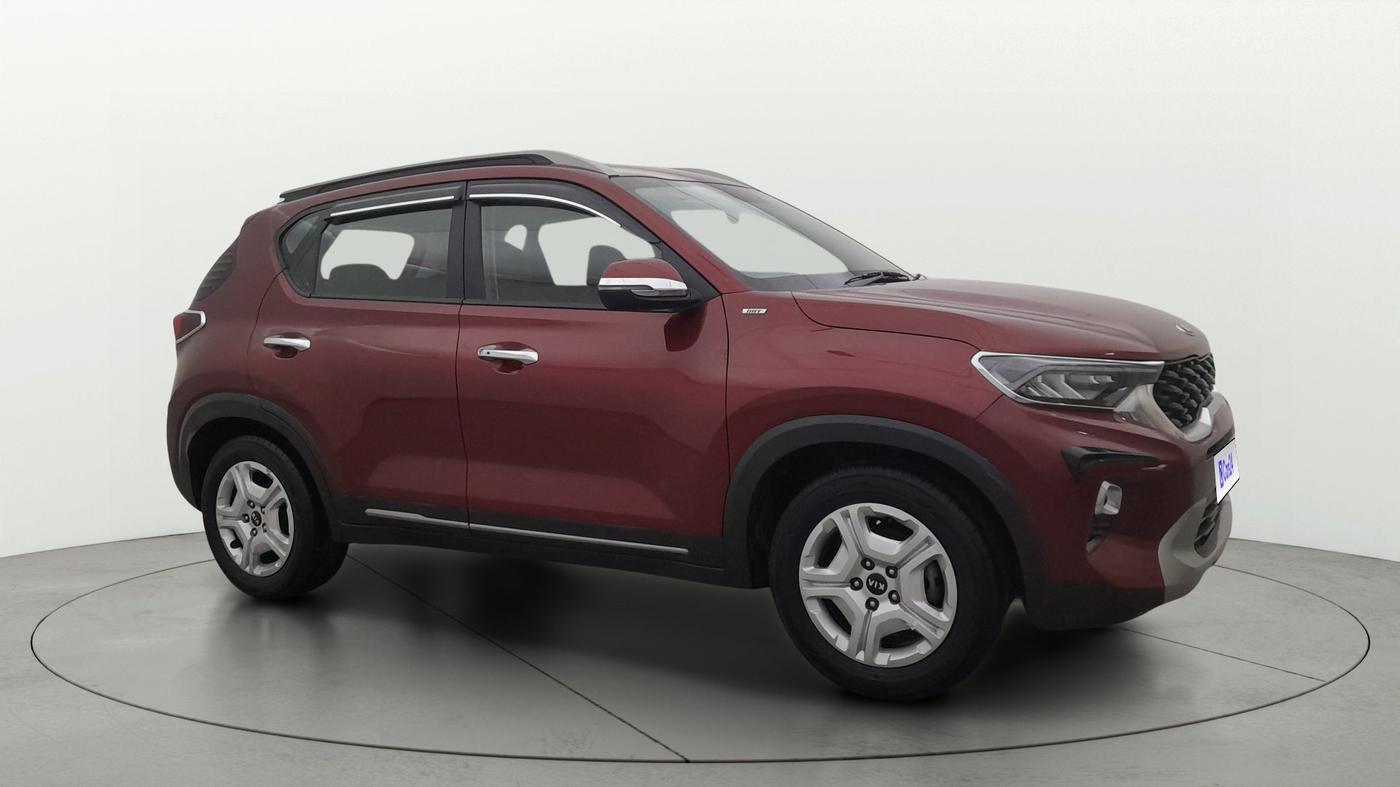2020 KIA SONET HTX 1.0 IMT, Petrol, Manual, 98,086 km, Right Front Diagonal