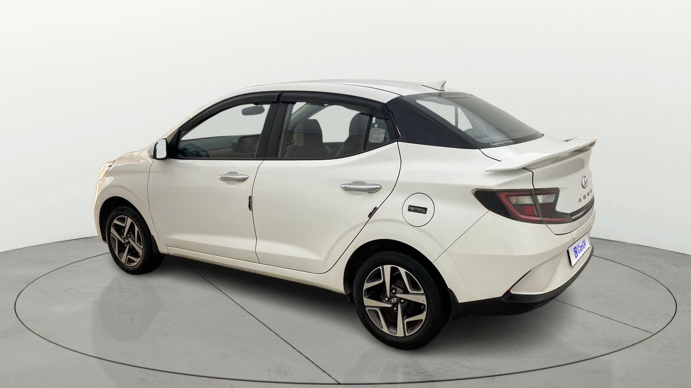 2022 Hyundai AURA SX PLUS 1.2 AMT, Petrol, Automatic, 36,346 km, Left Back Diagonal