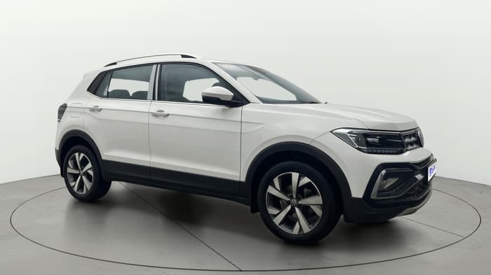 2023 Volkswagen TAIGUN TOPLINE 1.0 TSI AT, Petrol, Automatic, 18,074 km, Right Front Diagonal