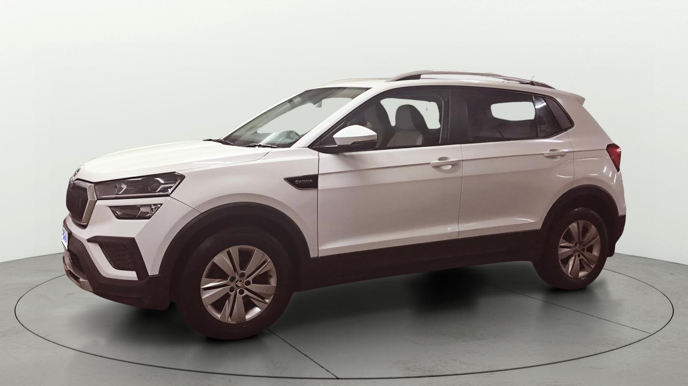 2021 Skoda KUSHAQ AMBITION 1.0L TSI AT, Petrol, Automatic, 54,455 km, Left Front Diagonal