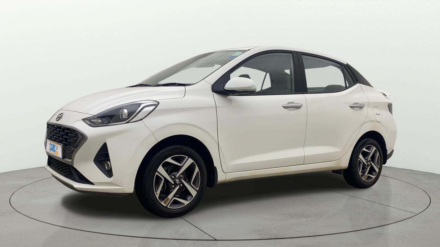 2022 Hyundai AURA SX PLUS 1.2 AMT, Petrol, Automatic, 14,943 km, Left Front Diagonal