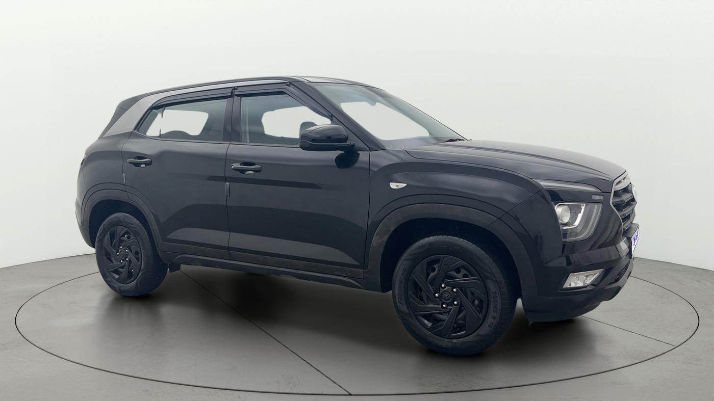 2022 Hyundai Creta E 1.5 PETROL, Petrol, Manual, 32,317 km, Right Front Diagonal