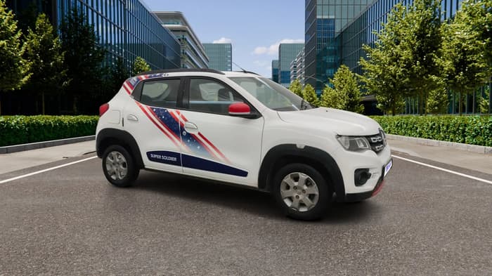 2018 Renault Kwid 1.0 MARVEL CAPTAIN AMERICA EDITION AMT, Petrol, Automatic, 99,799 km, Right Front Diagonal