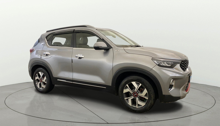 2020 KIA SONET HTX 1.0 IMT, Petrol, Manual, 42,386 km, Right Front Diagonal