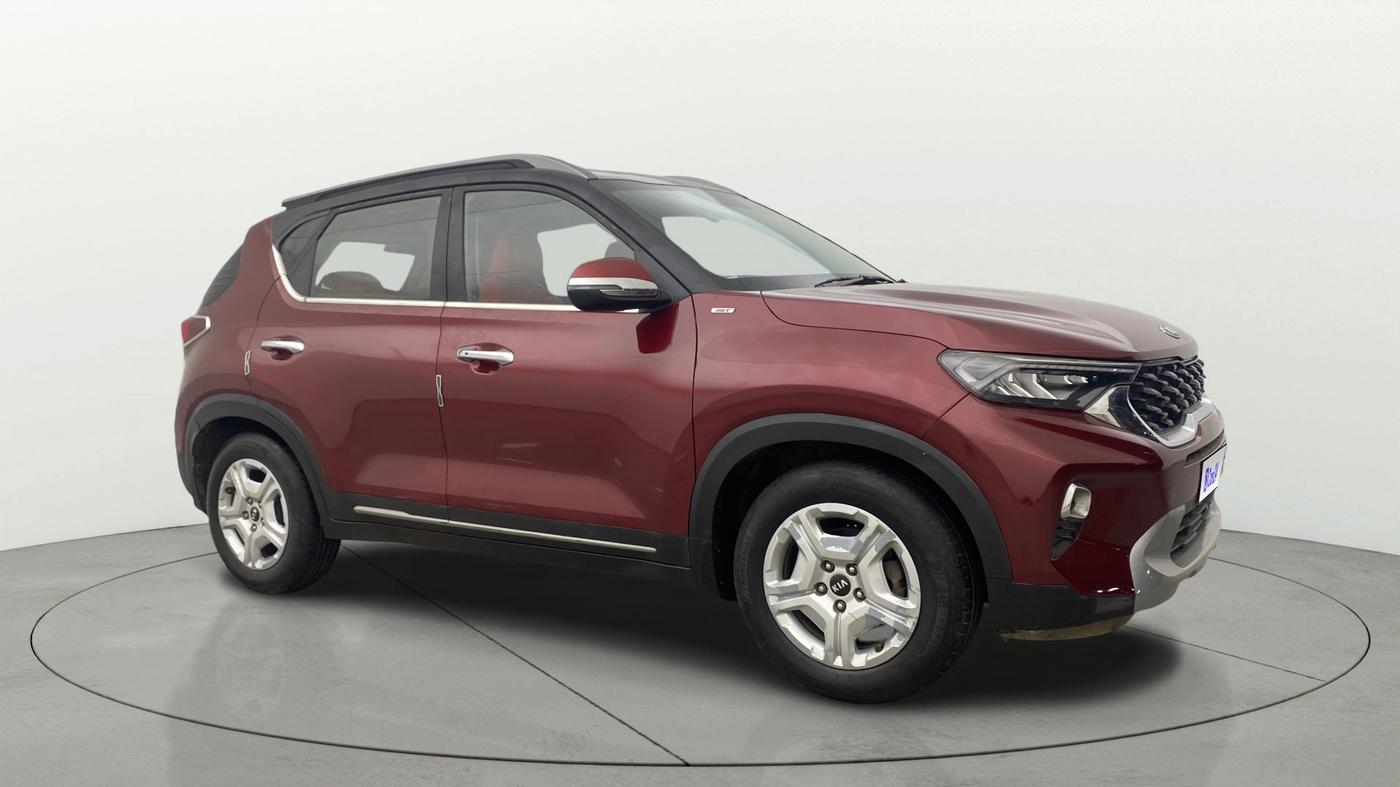 2021 KIA SONET HTX 1.0 IMT, Petrol, Manual, 91,934 km, Right Front Diagonal