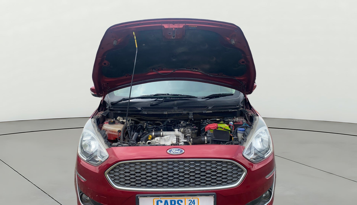 2019 Ford Figo Aspire TITANIUM PLUS 1.5 DIESEL, Diesel, Manual, 1,28,065 km, Open Bonet