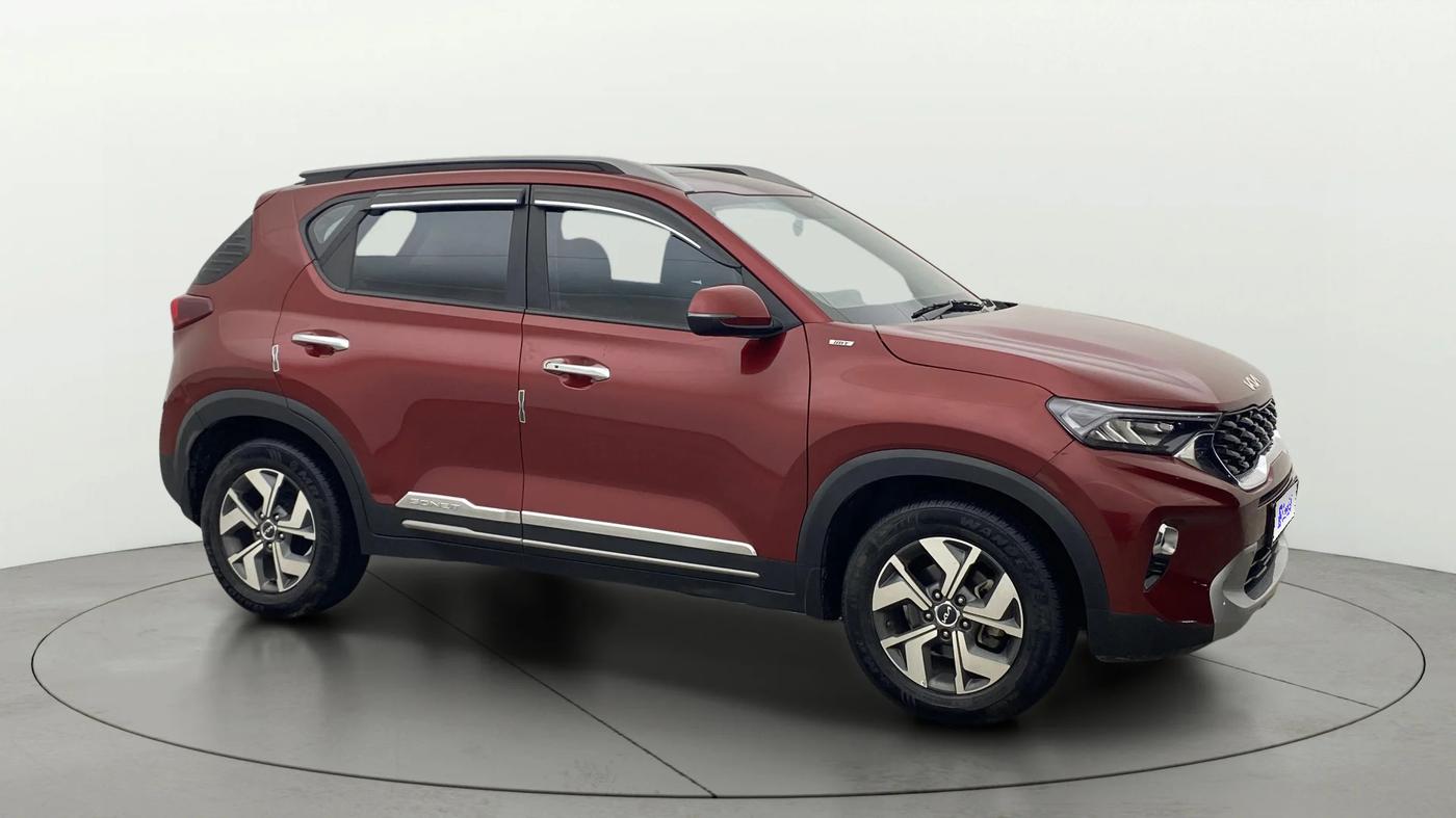 2022 KIA SONET HTX 1.0 IMT, Petrol, Manual, 42,928 km, Right Front Diagonal