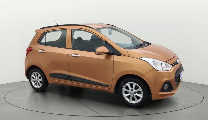 2014 Hyundai Grand i10 ASTA AT 1.2 KAPPA VTVT, Petrol, Automatic, 70,217 km, Right Front Diagonal