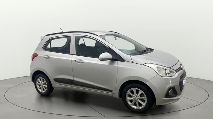 2014 Hyundai Grand i10 ASTA AT 1.2 KAPPA VTVT, Petrol, Automatic, 62,912 km, Right Front Diagonal