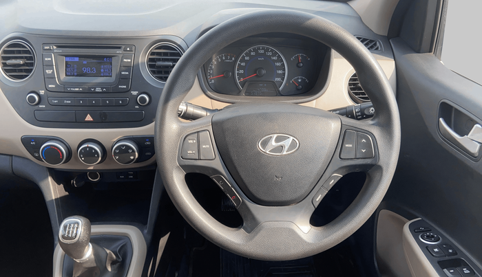 2016 Hyundai Grand i10 SPORTZ 1.2 KAPPA VTVT, Petrol, Manual, 51,857 km, Steering Wheel Close Up