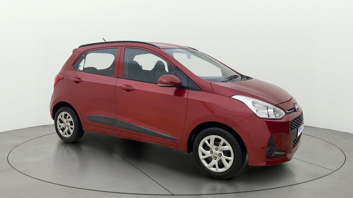 2018 Hyundai Grand i10 SPORTZ 1.2 KAPPA VTVT, Petrol, Manual, 97,160 km, Right Front Diagonal