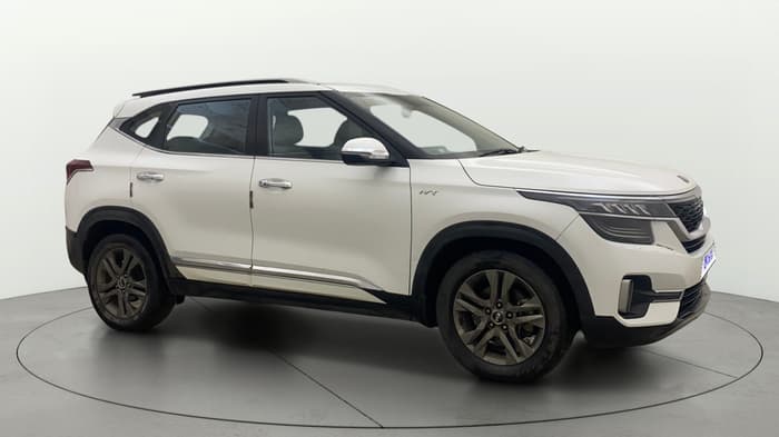 2020 KIA SELTOS HTX IVT 1.5 PETROL, Petrol, Automatic, 93,365 km, Right Front Diagonal