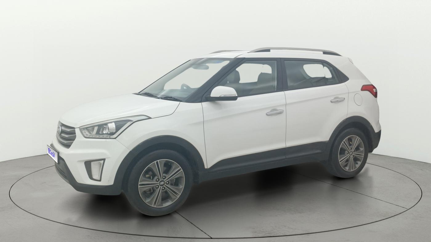 2018 Hyundai Creta SX PLUS AT 1.6 PETROL, Petrol, Automatic, 72,047 km, Left Front Diagonal