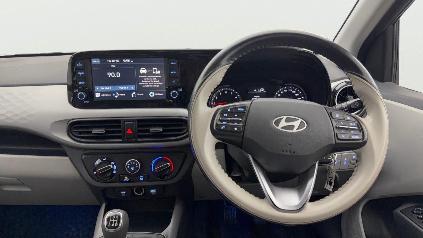 2025 Hyundai GRAND I10 NIOS SPORTZ 1.2 KAPPA VTVT CNG, CNG, Manual, 23,628 km, Steering Wheel Close Up