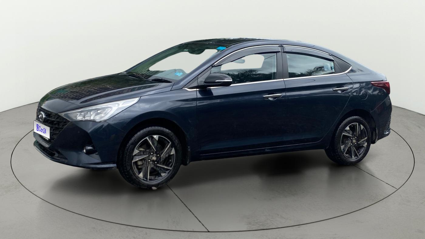 2020 Hyundai Verna SX (O) 1.0 TURBO DCT, Petrol, Automatic, 71,816 km, Left Front Diagonal