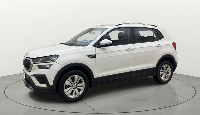 2021 Skoda KUSHAQ AMBITION 1.0L TSI AT, Petrol, Automatic, 74,587 km, Left Front Diagonal